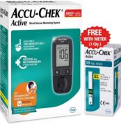 Accu-Chek Active Blood Glucose Glucometer With 10 Strips_ Made in Germany